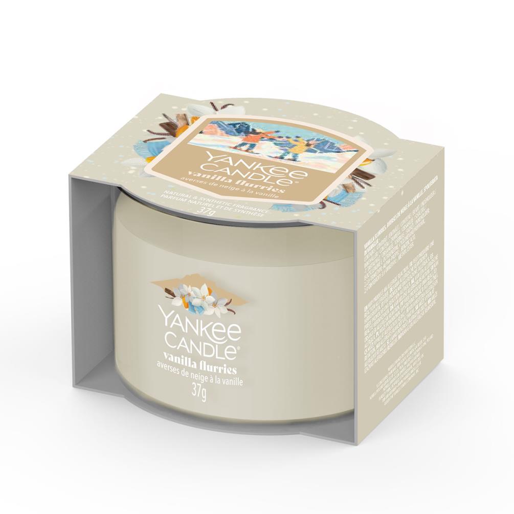 Yankee Candle Vanilla Flurries Filled Votive Candle Extra Image 1
